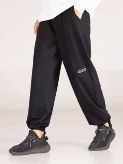 Men Letter Patched Detail Sweatpants -Man Plus Fashion 16322827815bd76412b56e52b61b681cddaf9dcc79 thumbnail 405x552
