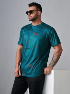 Manfinity LEGND Men Splash Print Tee -Man Plus Fashion 1639099288f426c0a5eb1414dd889913a98e606c87 thumbnail 405x552