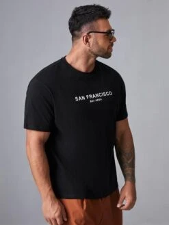 Manfinity Homme Men Letter Print Round Neck T-Shirt -Man Plus Fashion 1639100726f5bfa279432127ae56ab09f7066f1ee1 thumbnail 405x552