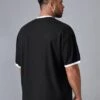 Manfinity Hypemode Men Contrast Trim Drop Shoulder Tee