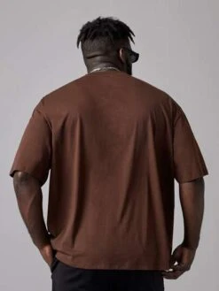 SHEIN Men Letter & American Football Graphic Drop Shoulder Tee