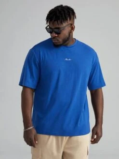Men Letter Graphic Drop Shoulder Tee -Man Plus Fashion 1642397710ae4e4c1287eca49db159b8561d38dbc5 thumbnail 405x552