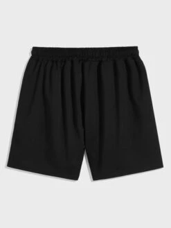 Men Solid Slant Pocket Shorts