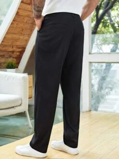 Manfinity Mode Men Slant Pocket Tapered Pants