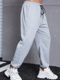 Manfinity Basics Men Slant Pockets Drawstring Waist Sweatpants -Man Plus Fashion 1649998328eddd6b4a15c888fe88470d4d379680f9 thumbnail 405x552