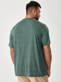 SHEIN Manfinity Basics Men Button Front Tee