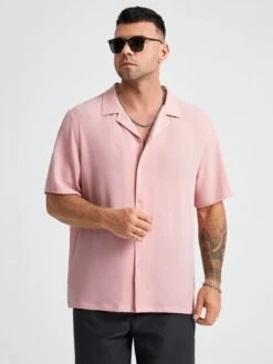 Manfinity Basics Men Button Front Shirt -Man Plus Fashion 1653014208bb4b62b998d7a032486043603eca30f7 thumbnail 405x552