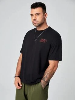 Manfinity EMRG Men Cotton Chinese Dragon Print Tee -Man Plus Fashion 165374037682758ea2b373489e43dd15dce0741d70 thumbnail 405x552