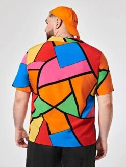 Manfinity EMRG Men Geo Print Shirt