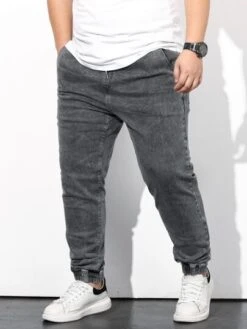 Men Slant Pockets Jogger Jeans -Man Plus Fashion 1657157372c81440109f3d96d0a1528fe5bba2db6d thumbnail 405x552