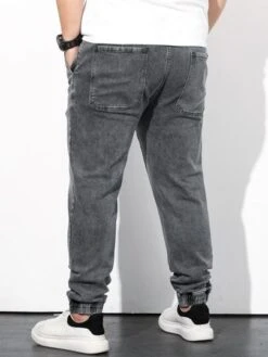 Men Slant Pockets Jogger Jeans -Man Plus Fashion 16572699652291d193ee5b95c6ccfaacae3fab3650 thumbnail 405x552