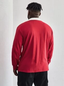 SHEIN Men Letter Graphic Polo Shirt