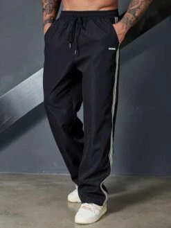 Men Striped Print Drawstring Waist Pants -Man Plus Fashion 166113457551594d60b979a272efa2387d78222fc0 thumbnail 405x552