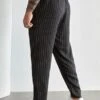 SHEIN Men Pinstriped Print Drawstring Waist Pants