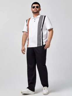 Men Vertical Striped Polo Shirt -Man Plus Fashion 16644216655163841344fc1e1642d897e13c3f53d3 thumbnail 405x552
