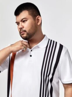 Men Vertical Striped Polo Shirt -Man Plus Fashion 16644216671d9fe4fd350817f0ae9f7b0009efb027 thumbnail 405x552
