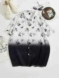 Men Floral Print Ombre Shirt -Man Plus Fashion 16644278344510596ff9778769de9cbcbf8edcb781 thumbnail 405x552