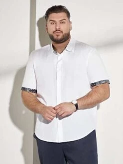 Manfinity Homme Men Cotton Paisley Print Button Front Shirt -Man Plus Fashion 166450155354c1c93e9fbe44aad9ec1cdd12c1e7a8 thumbnail 405x552