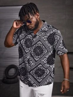 Manfinity RSRT Men Paisley And Scarf Print Shirt -Man Plus Fashion 16659695540cc11a0e4bbf39e11ec4feeaef6f37b6 thumbnail 405x552