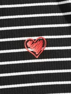 SHEIN Men Striped Heart Print Tee -Man Plus Fashion 1666056290a12a61b5e9b363d8fde228dc805869e7 thumbnail 405x552