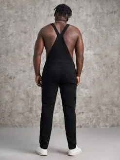 Manfinity LEGND Men Cotton Flap Pocket Denim Overall