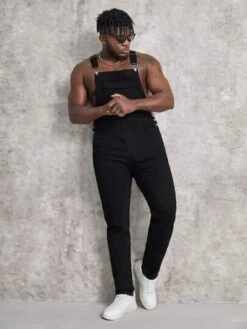 Manfinity LEGND Men Cotton Flap Pocket Denim Overall -Man Plus Fashion 1667015114a0d4ebe1fbd1b967610c16ab415c314a thumbnail 405x552