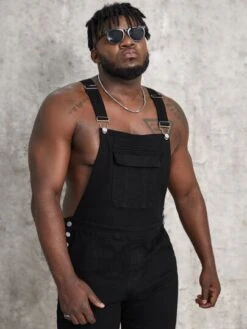 Manfinity LEGND Men Cotton Flap Pocket Denim Overall -Man Plus Fashion 166701512151d2f0b2f2c6c202469f9c26a11c01cc thumbnail 405x552