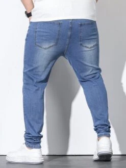 Manfinity Homme Men Slant Pocket Jeans