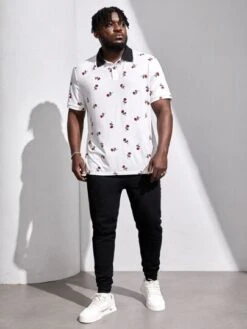 SHEIN Men Cherry Print Polo Shirt -Man Plus Fashion 16715885600b3cd4faab9ddca15bdc3bd7ed6de153 thumbnail 405x552