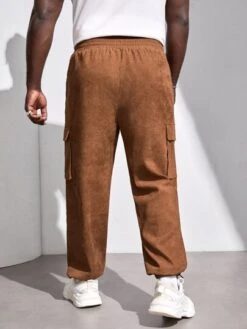 SHEIN Men Drawstring Waist Cargo Pants