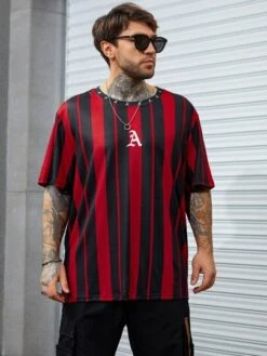 Manfinity Sporsity Men Striped Print Tee -Man Plus Fashion 1672020370543f86ff0a20e1a333400da70b429ebe thumbnail 405x552