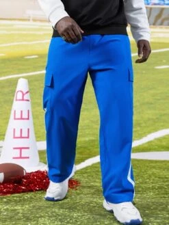 SHEIN Men Drawstring Waist Contrast Side Seam Cargo Pants -Man Plus Fashion 16722821686bd302214a4bb88dfff488c64d1c6d74 thumbnail 405x552