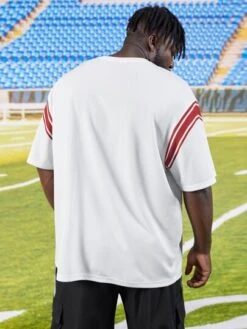 SHEIN Men Letter Graphic Drop Shoulder Tee