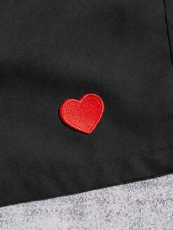 Manfinity Hypemode Men Heart Print Drawstring Waist Shorts -Man Plus Fashion 167279568796dc433c5746771ba91de1e16a686eb6 thumbnail 405x552