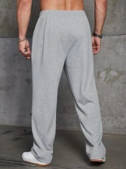 Manfinity Homme Men Drawstring Waist Seam Detail Sweatpants