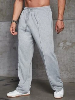 Manfinity Homme Men Drawstring Waist Seam Detail Sweatpants -Man Plus Fashion 1672991474f2eb0644d17e9c67f467a15a58095795 thumbnail 405x552