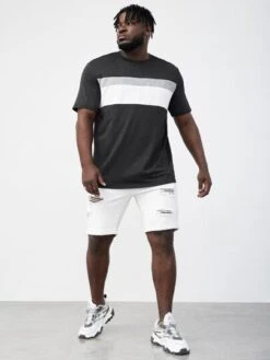 Manfinity Homme Men Color Block Tee -Man Plus Fashion 1673663754df26547c7cbe5e9d86fc9e7d3ae61d6c thumbnail 405x552