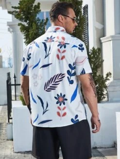 Men Floral Print Shirt