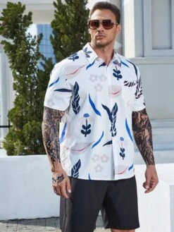 Men Floral Print Shirt -Man Plus Fashion 16750559219527181e8d4b38fe810ceae3dbeb24c3 thumbnail 405x552