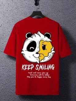 Manfinity EMRG Men Cartoon & Slogan Graphic Tee