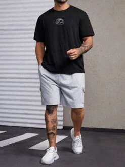 Men Floral Print Tee -Man Plus Fashion 1676954630ed1f7ef0b1a1750d4df73a5f76f953b2 thumbnail 405x552