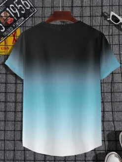 Manfinity LEGND Men Ombre High Low Hem Tee