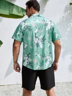 SHEIN Men Floral Print Shirt