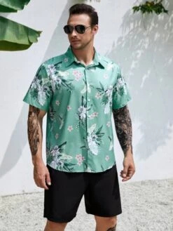 SHEIN Men Floral Print Shirt -Man Plus Fashion 167810520612fb604860c83d0c3a36f91ecaf6e474 thumbnail 405x552