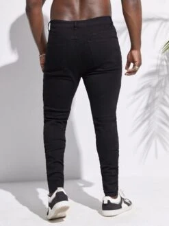 SHEIN Men Ripped Skinny Jeans