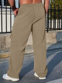 Manfinity Homme Men Flap Pocket Side Cargo Pants