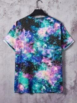 Manfinity LEGND Men Reflective Galaxy Print Tee -Man Plus Fashion 16786998037d9a8a816494f4521ec1baed3379f97d thumbnail 405x552