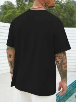 Manfinity Homme Men Slogan Graphic Tee