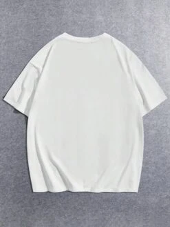 SHEIN Men Letter & Drink Print Tee