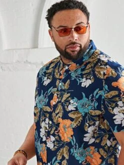 Manfinity RSRT Men Floral Print Shirt -Man Plus Fashion 168006211513d9e3c345dc52cfdd08a8694a5c340f thumbnail 405x552